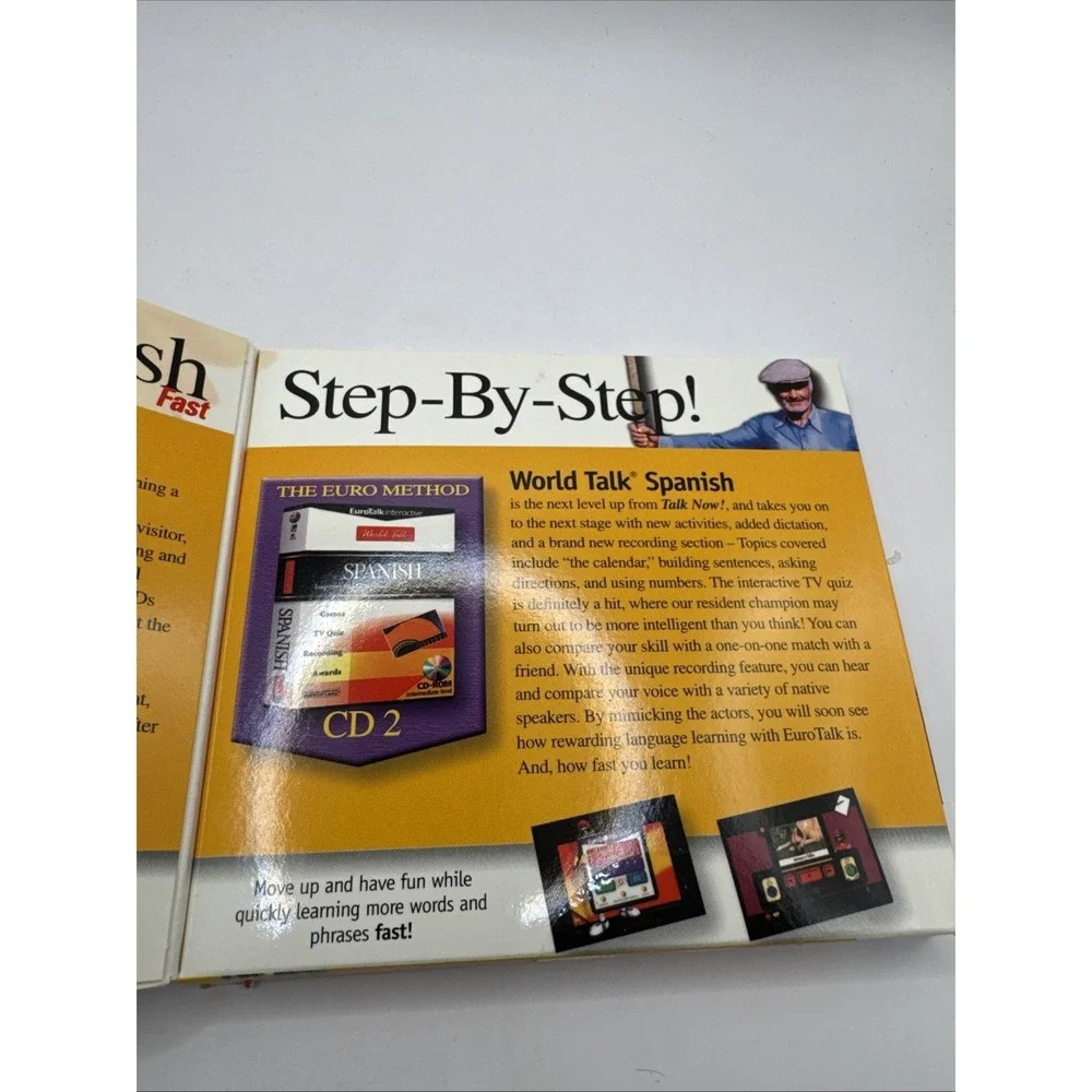 Instant Immersion‎ Spanish, 2 CD Rom Set,Dual Platform PC & Mac